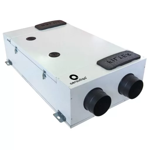 Aerauliqa QR-180A központi hővisszanyerős szellőztető, LCD kijelzős vezérléssel - WaterMarkt.hu