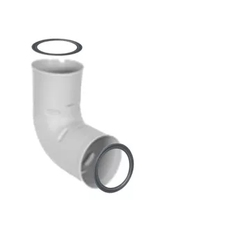 Aerauliqa 90°-os könyök DN75/63mm - WaterMarkt.hu