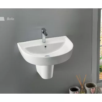 CeraStyle BELLA - szabadon álló - porcelán mosdókagyló 45 x 35 cm - WaterMarkt.hu