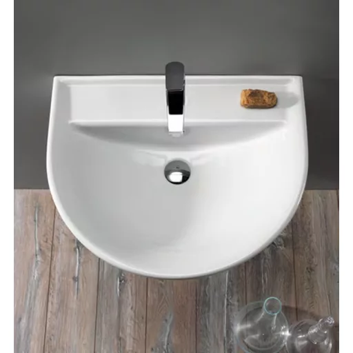 CeraStyle BELLA - szabadon álló - porcelán mosdókagyló 45 x 35 cm - WaterMarkt.hu