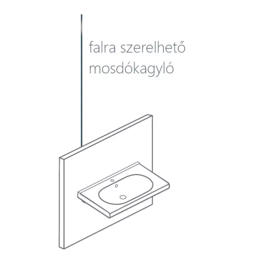 CeraStyle BELLA - szabadon álló - porcelán mosdókagyló 45 x 35 cm - WaterMarkt.hu