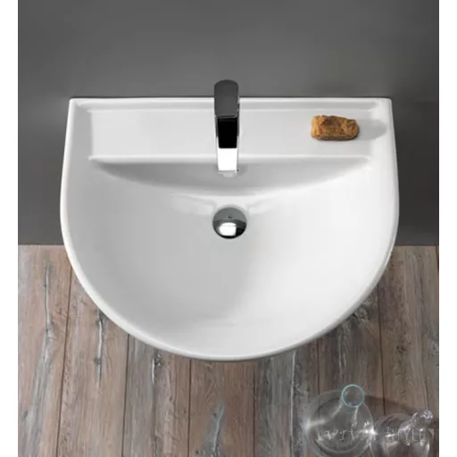 CeraStyle BELLA - szabadon álló - porcelán mosdókagyló 55 x 45 cm - WaterMarkt.hu