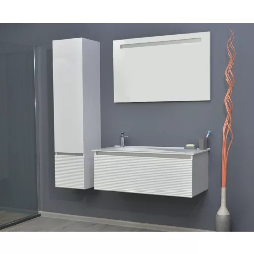 TMP TROYA fali fürdőszobai ÁLLÓSZEKRÉNY - 155 x 35 cm - WaterMarkt.hu