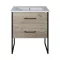 TMP IRON 75 álló fürdőszobabútor - Sanovit ATRIA 9075 porcelán mosdóval - 75 x 45,5 cm - WaterMarkt.hu