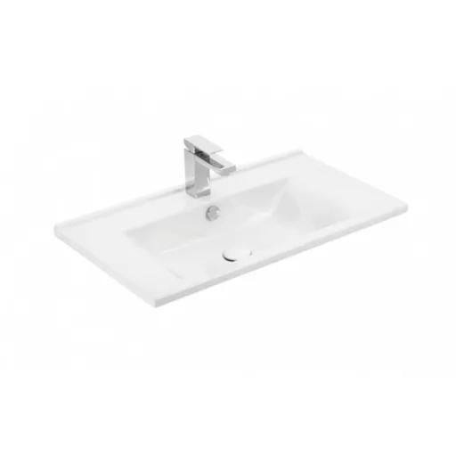 TMP IRON 75 álló fürdőszobabútor - Sanovit ATRIA 9075 porcelán mosdóval - 75 x 45,5 cm - WaterMarkt.hu