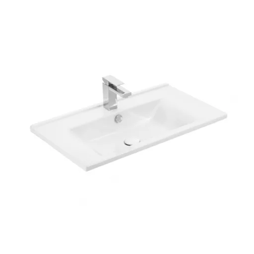 TMP IRON 75 álló fürdőszobabútor - Sanovit ATRIA 9075 porcelán mosdóval - 75 x 45,5 cm - WaterMarkt.hu