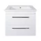 TMP VIVA 75 fali függesztett fürdőszobabútor - Sanovit ATRIA 9075 porcelán mosdóval - 75 x 45,5 cm - WaterMarkt.hu