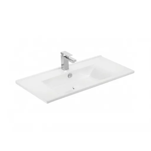 TMP IRON 85 álló fürdőszobabútor - Sanovit ATRIA 9085 porcelán mosdóval - 85 x 45,5cm - WaterMarkt.hu