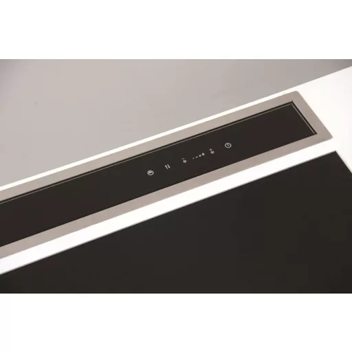 SIRIUS - Páraelszívó S-DD2 TC/L EM 86 fekete üveg/inox motor nélkül
