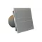 Cata E-100GST ventilátor üveg előlappal, utószellőztető funkcióval, szürke - WaterMarkt.hu