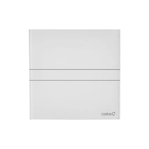 Cata E-120GTH ventilátor üveg előlappal, utószellőztető, alapszellőztető és páraérzékelő funkcióval, fehér - WaterMarkt.hu