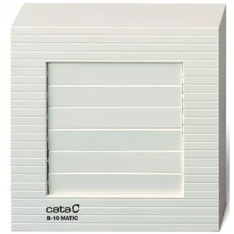 Cata B-10 Matic Timer ventilátor automata előlapzárással, utószellőztető funkcióval - WaterMarkt.hu