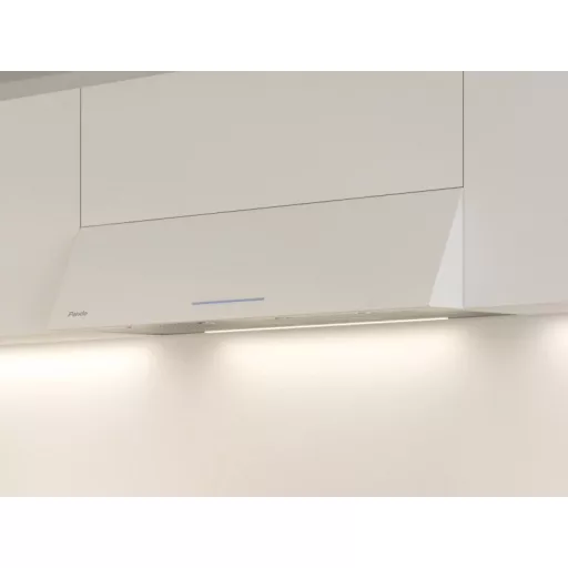 Pando P-2010 /90 cm kürtős páraelszívó, fehér, EXTRA CSENDES