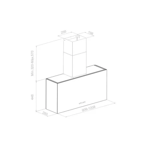 Pando P-746/90 IX-DEKTON LAURENT fali páraelszívó - WaterMarkt.hu