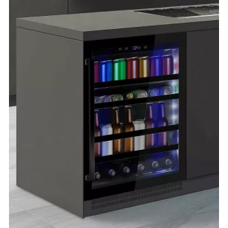 Pando PFMBP-60CRL Italhűtő, pult alá szerelhető, fekete, balos - WaterMarkt.hu