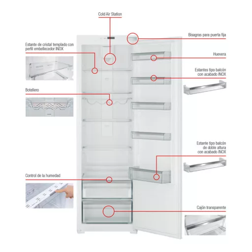 Pando PFBI FRIGO beépíthető hűtőszekrény - WaterMarkt.hu