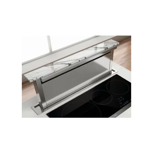 Pando E-320/90 PANELABLE pultból kiemelkedő páraelszívó, érintőszenzor, fekete üveg, V.950