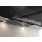 Pando IES/90 cm érintősz. teleszkópos páraelszívó, inox/fekete üveg, V.850