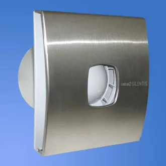 Cata Silentis 10 Inox ventilátor beépített pillangószeleppel - WaterMarkt.hu