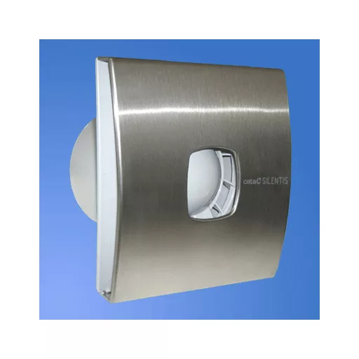Cata Silentis 10 Inox ventilátor beépített pillangószeleppel - WaterMarkt.hu