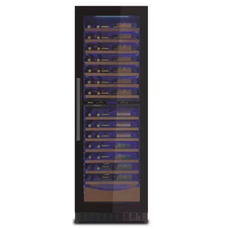   Pando PVZB 180-110CRL borhűtő, pult alá szerelhető, fekete, balos