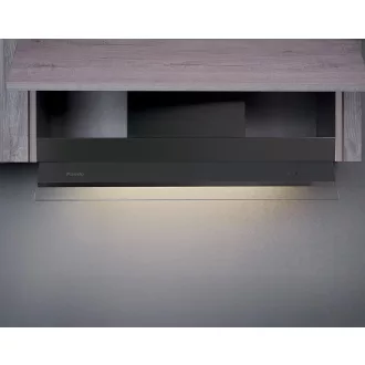  Pando TIL-2/120 cm Beépíthető páraelszívó, antracit, terelő üveggel