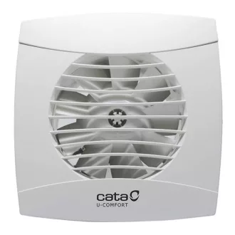 Cata UC-10 Timer ventilátor utószellőztető funkcióval, pillangószeleppel, fehér - WaterMarkt.hu