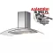 CATA - Páraelszívó C-GLASS 900 LED - Inox + Ardes fritőz 1D30
