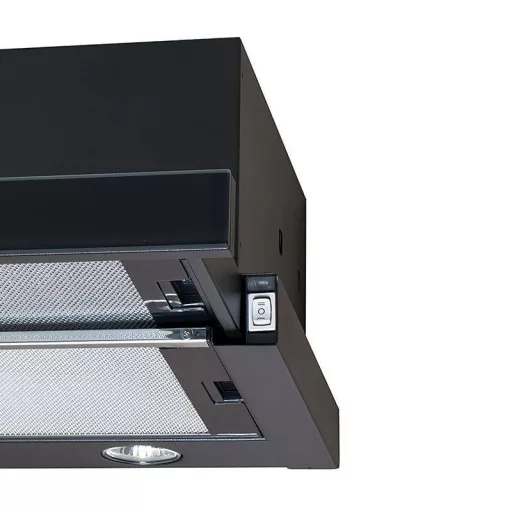 Cata - Páraelszívó TF-2003/60 LED BLACK GLASS - WaterMarkt.hu