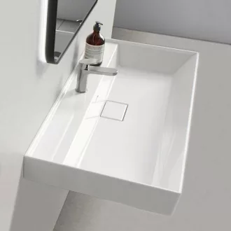 CeraStyle SHARP - porcelán mosdókagyló - 80 x 48 cm - WaterMarkt.hu