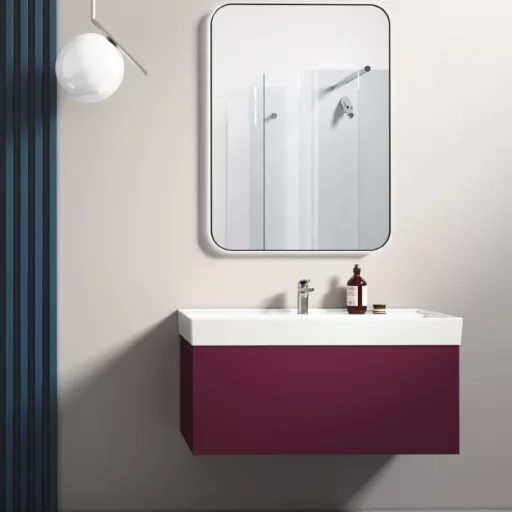 CeraStyle SHARP - porcelán mosdókagyló - 1 csaplyukas - 100 x 48 cm - WaterMarkt.hu