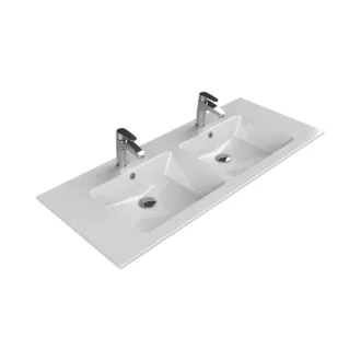CeraStyle IBIZA - porcelán mosdókagyló - DUPLA - 121 x 51 cm - WaterMarkt.hu