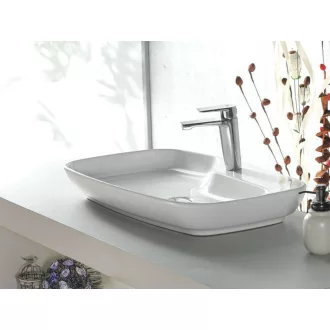 CeraStyle NOVA - PULTRA ültethető - Top Counter - porcelán mosdó - 70 x 43 cm - WaterMarkt.hu