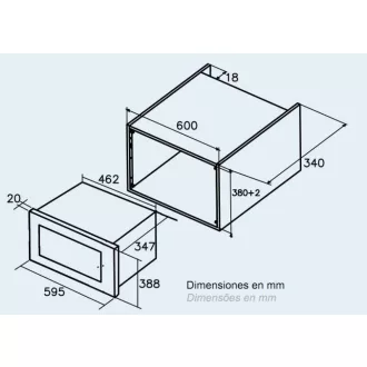CATA - Beépíthető mikrohullámú sütő MC-20 D - Kifutó termék! - WaterMarkt.hu
