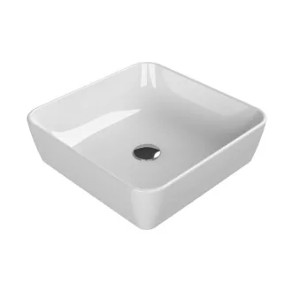 CeraStyle ONE - PULTRA ültethető - Top Counter - porcelán mosdó -  - 46 x 46 cm - WaterMarkt.hu
