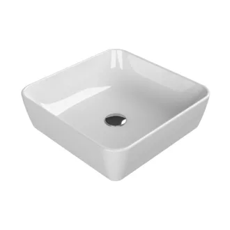 CeraStyle ONE - PULTRA ültethető - Top Counter - porcelán mosdó -  - 46 x 46 cm - WaterMarkt.hu