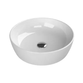 CeraStyle ONE - PULTRA ültethető - Top Counter - porcelán mosdó - O - Ø 46 cm - WaterMarkt.hu