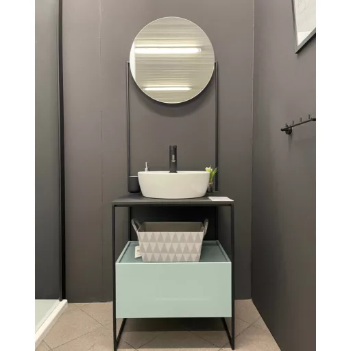 CeraStyle ONE - PULTRA ültethető - Top Counter - porcelán mosdó - csaplyukas -O Ø 42 cm - WaterMarkt.hu