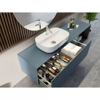 CeraStyle AQUA - PULTRA ültethető - Top Counter - porcelán mosdó - 60 x 40 cm - WaterMarkt.hu