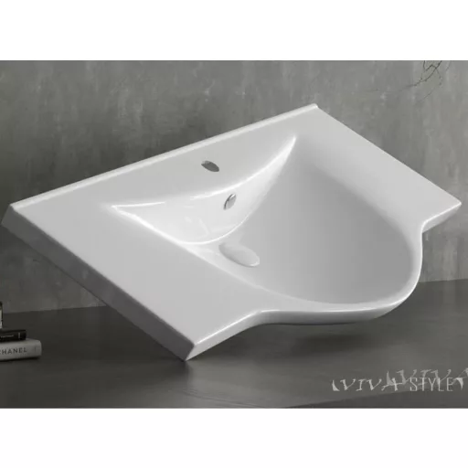 Sanovit ALBATROS - porcelán mosdókagyló - 80 x 46 cm - WaterMarkt.hu