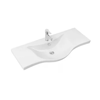 Sanovit ALBATROS - porcelán mosdókagyló - 100 x 46,5 cm - WaterMarkt.hu