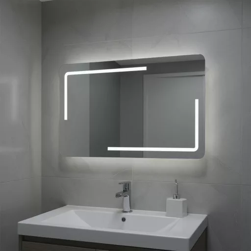 Ada 100 tükör led világítással - WaterMarkt.hu