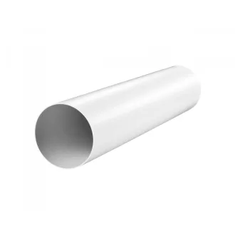   Kör légcsatorna, műanyag, fehér, átmérő 125 mm, hossz: 0,5 m