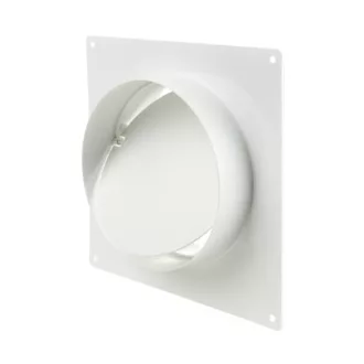   Kör légcsatorna csőkapcsoló beépítőkerettel visszacsapó szeleppel, 150 mm