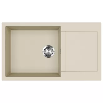 EVIDO Cubo XL 6S compact gránit mosogató, 860 x 500 mm, bézs - WaterMarkt.hu