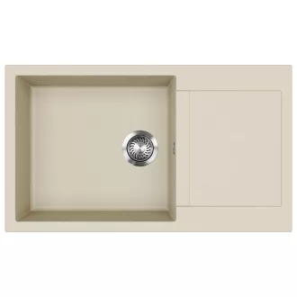 EVIDO Cubo XL 6S compact gránit mosogató, 860 x 500 mm, bézs - WaterMarkt.hu