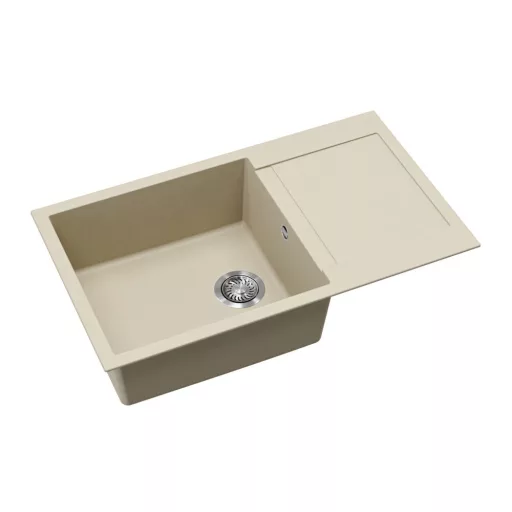 EVIDO Cubo XL 6S compact gránit mosogató, 860 x 500 mm, bézs - WaterMarkt.hu