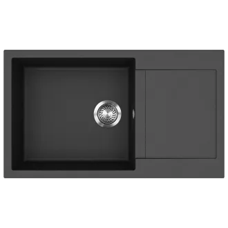 EVIDO Cubo XL 6S compact gránit mosogató, 860 x 500 mm, antracit - WaterMarkt.hu