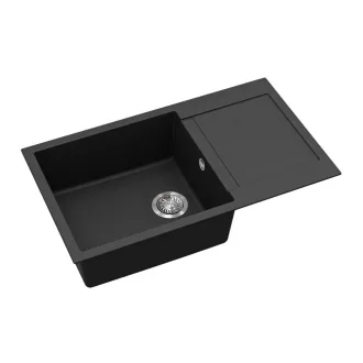 EVIDO Cubo XL 6S compact gránit mosogató, 860 x 500 mm, antracit - WaterMarkt.hu