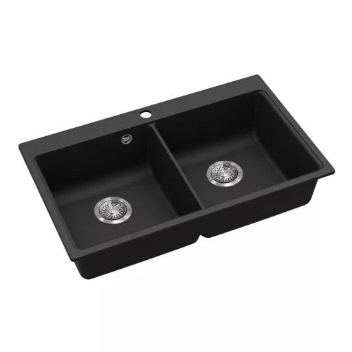 EVIDO Quadro 9 gránit mosogató, 860 x 510 mm, antracit - WaterMarkt.hu